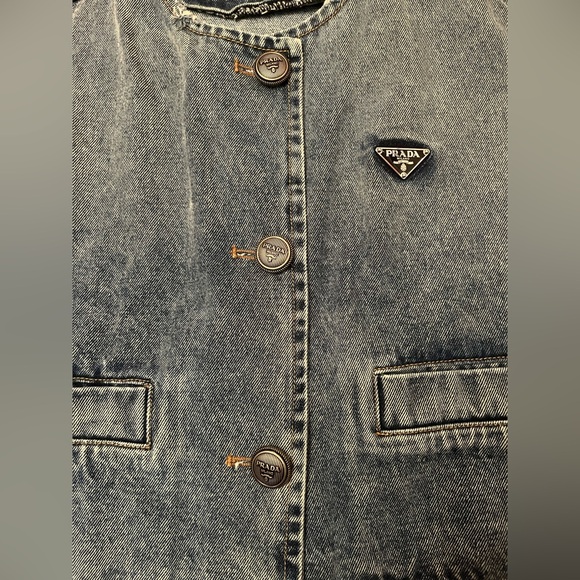 In the Styles of Prada, Denim Jacket Size 36 - Picture 6 of 8
